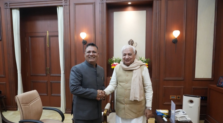 GS Mr. Sarwar Iqbal Khan Khan Meet with Bihar Governor